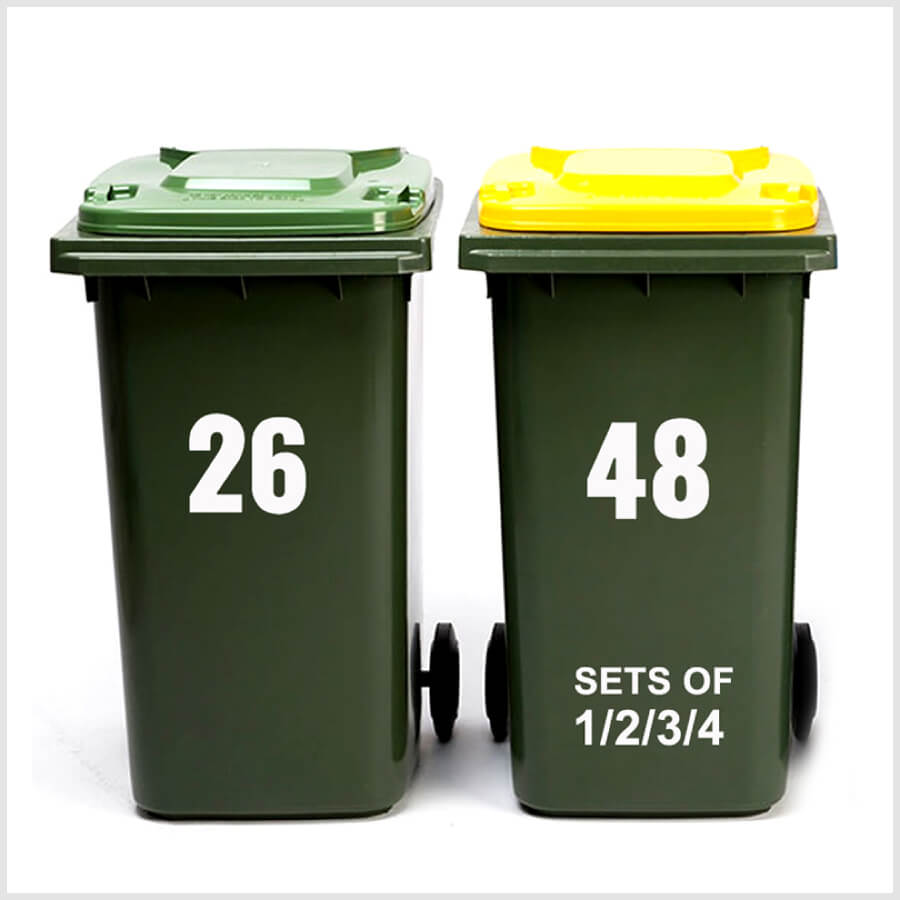thumbnail image 2 of Personalised Wheelie Bin Address/Number Stencil - Custom Made - UK 2 of 6