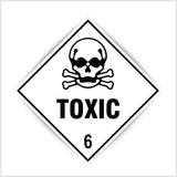 Toxic Sign Sticker