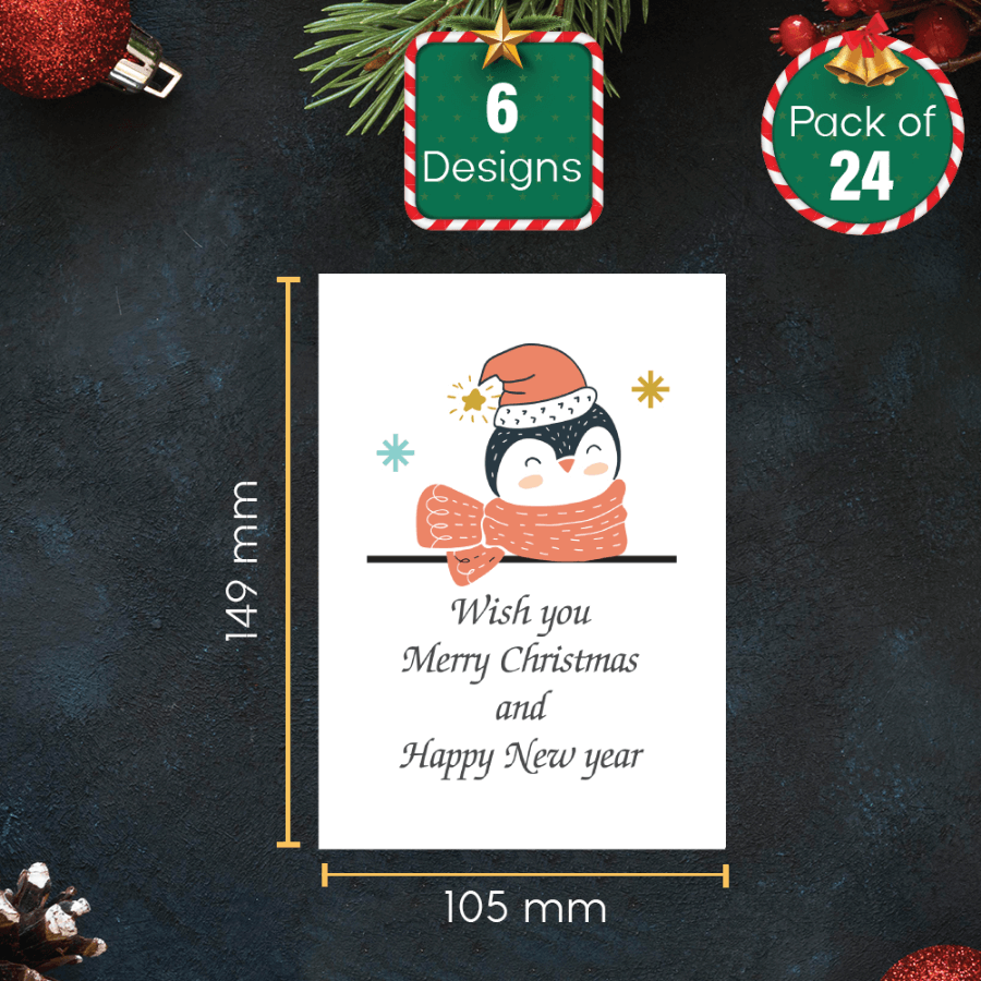 Animal-themed holiday cards