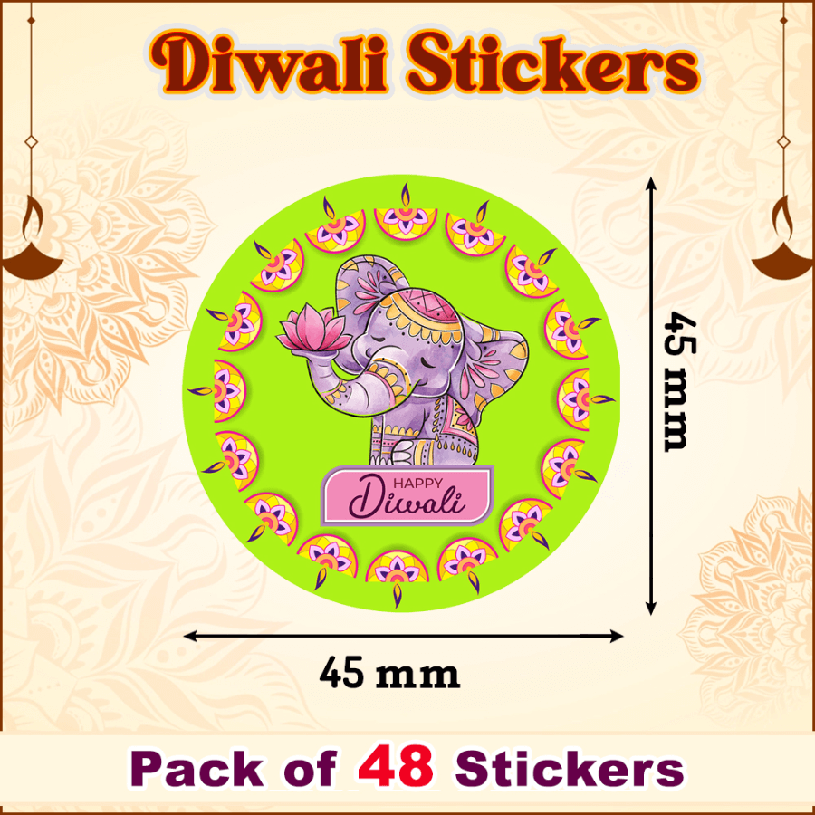 Sparkling Diwali Stickers
