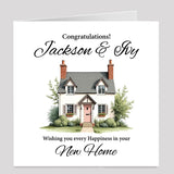 Personalised Welcome Home Greeting Card