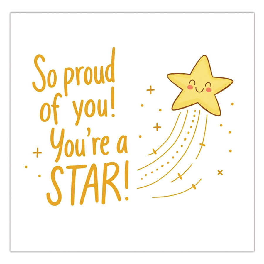 You’re a Star Well Done Card