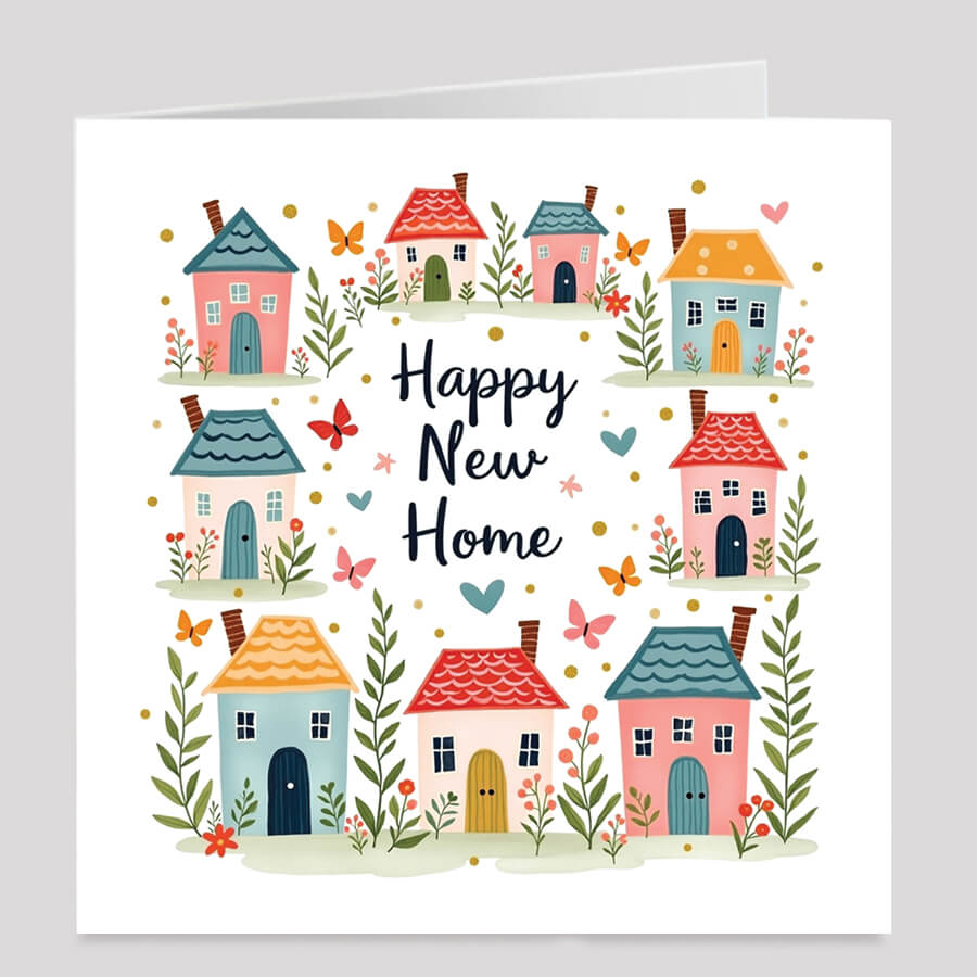 Happy New Home Card for Friends