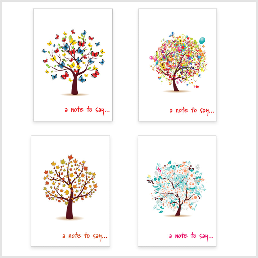 A Note to Say Tree Greeting Card