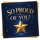 So Proud of You well done card with envelope