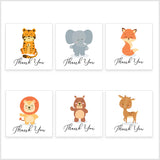 Heartfelt Animal Thank You Greeting Card