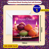 Personalised Diwali Festival of Lights Card