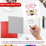 Charming Honey Bee Happy Birthday Card for Mom