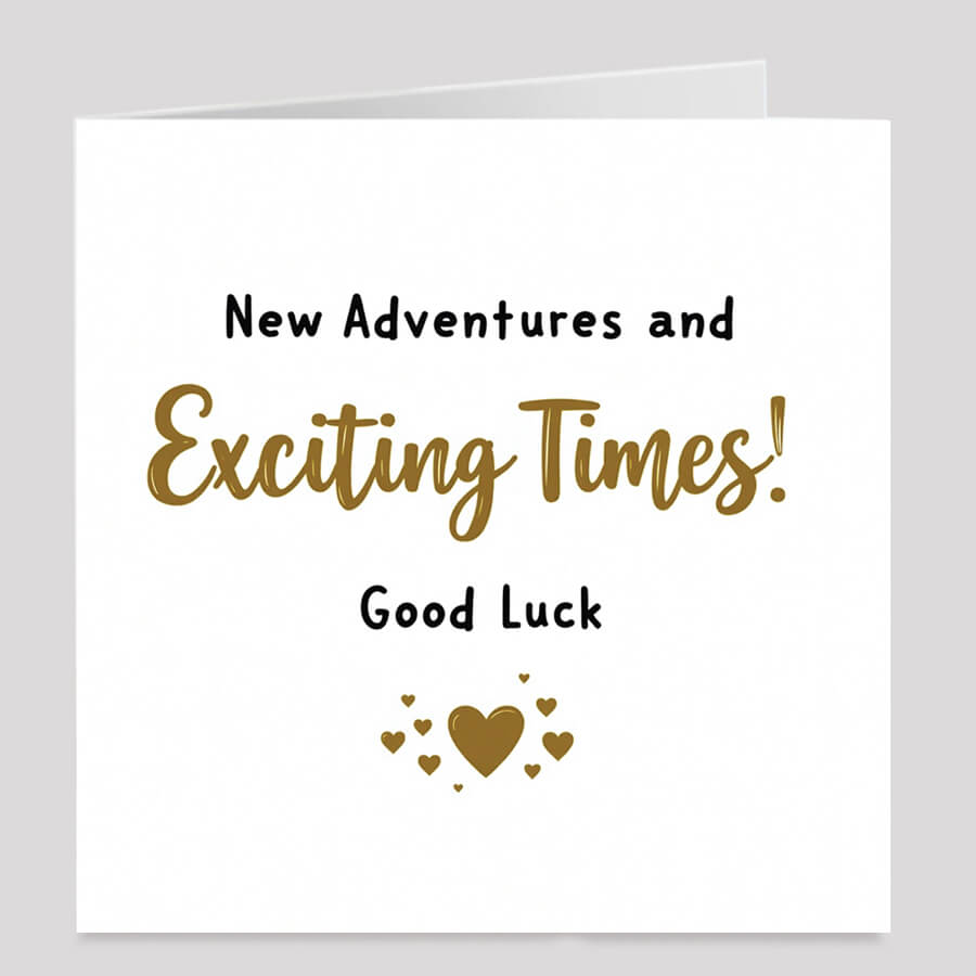 Best Wishes Card for New Journey