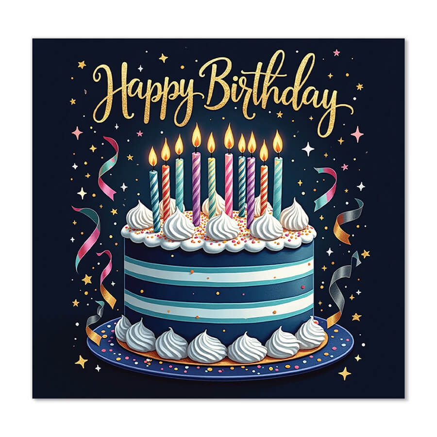 Personalised birthday card UK