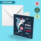 Shark-Themed Greeting Cards
