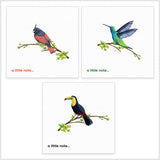 Exquisite Birds-Themed Note Cards with Envelopes