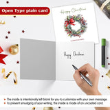 Elegant Christmas ball card