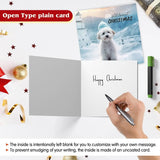 Christmas card from the dogs with matching envelopes