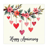 anniversary wishes card with envelope