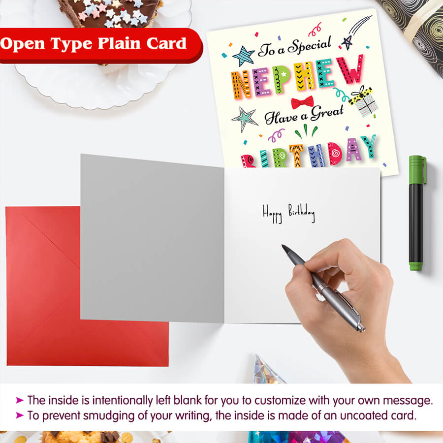 Colorful Text Birthday Greeting Card