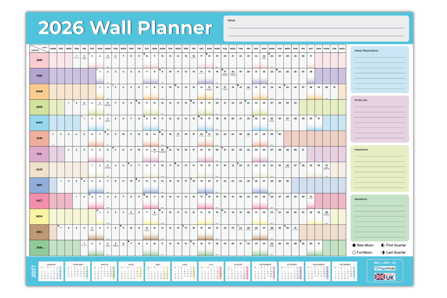 Wall planner