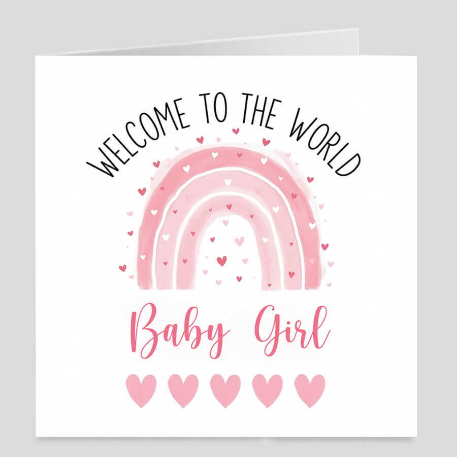 Welcome to the World Girl Card