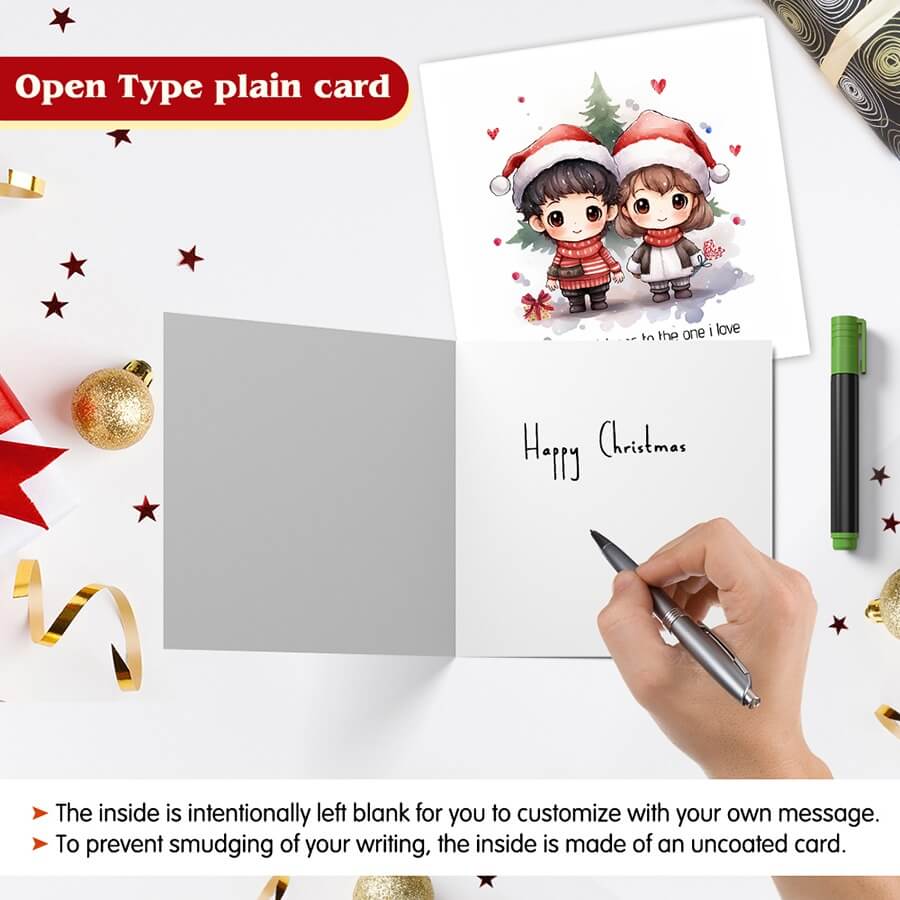 Christmas Card - For -  To The One I Love