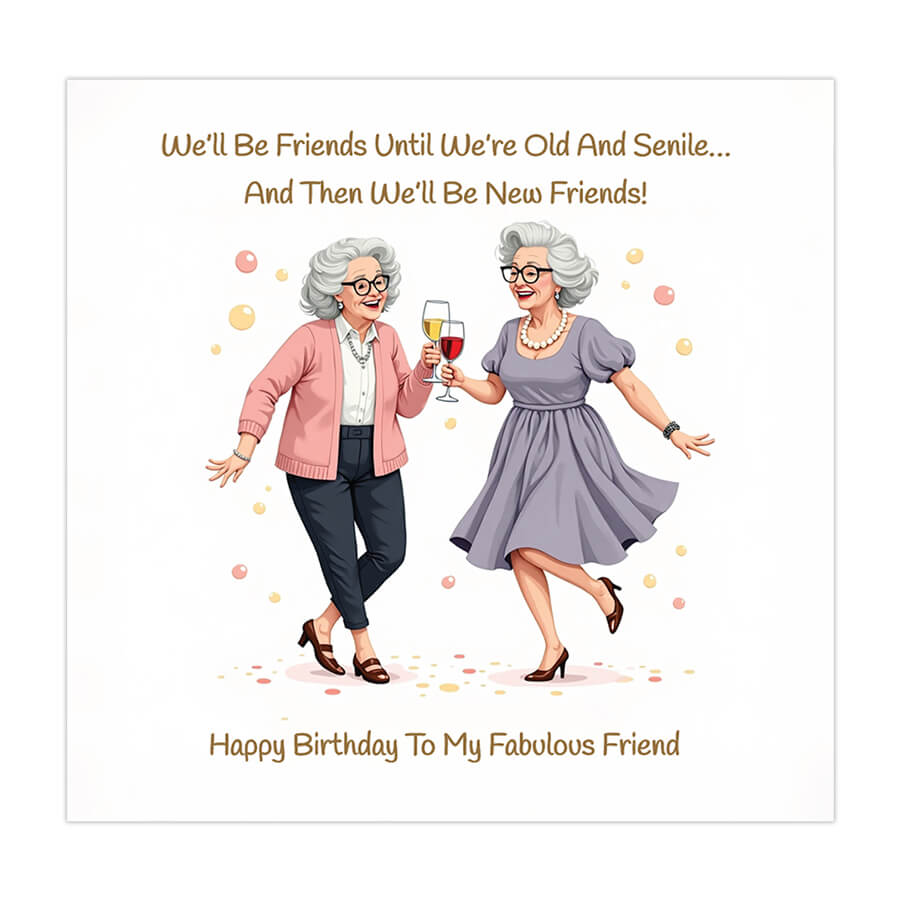 female birthday card