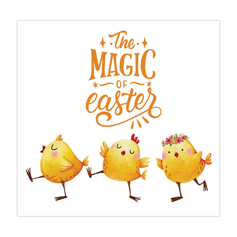 Chicks The Magic of Easter Card