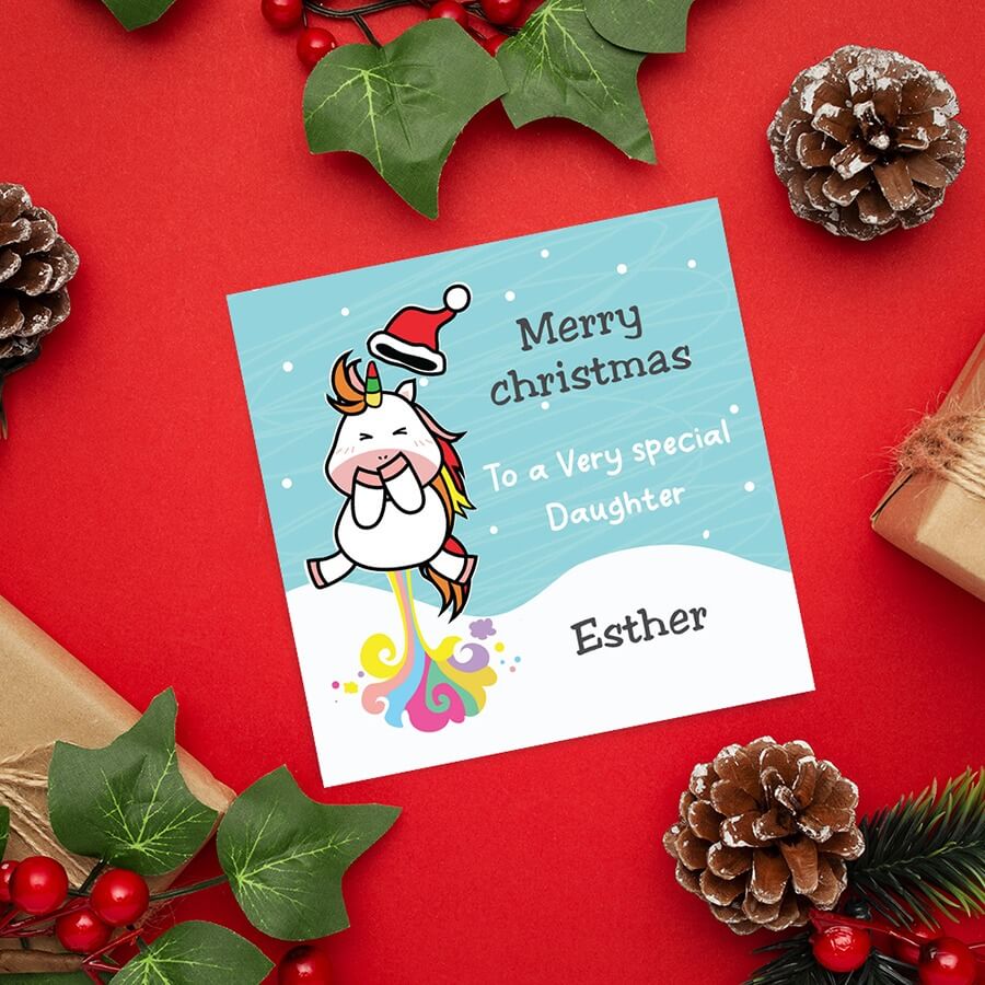 christmas daughter card