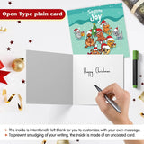 Holiday-themed mini Christmas cards for children