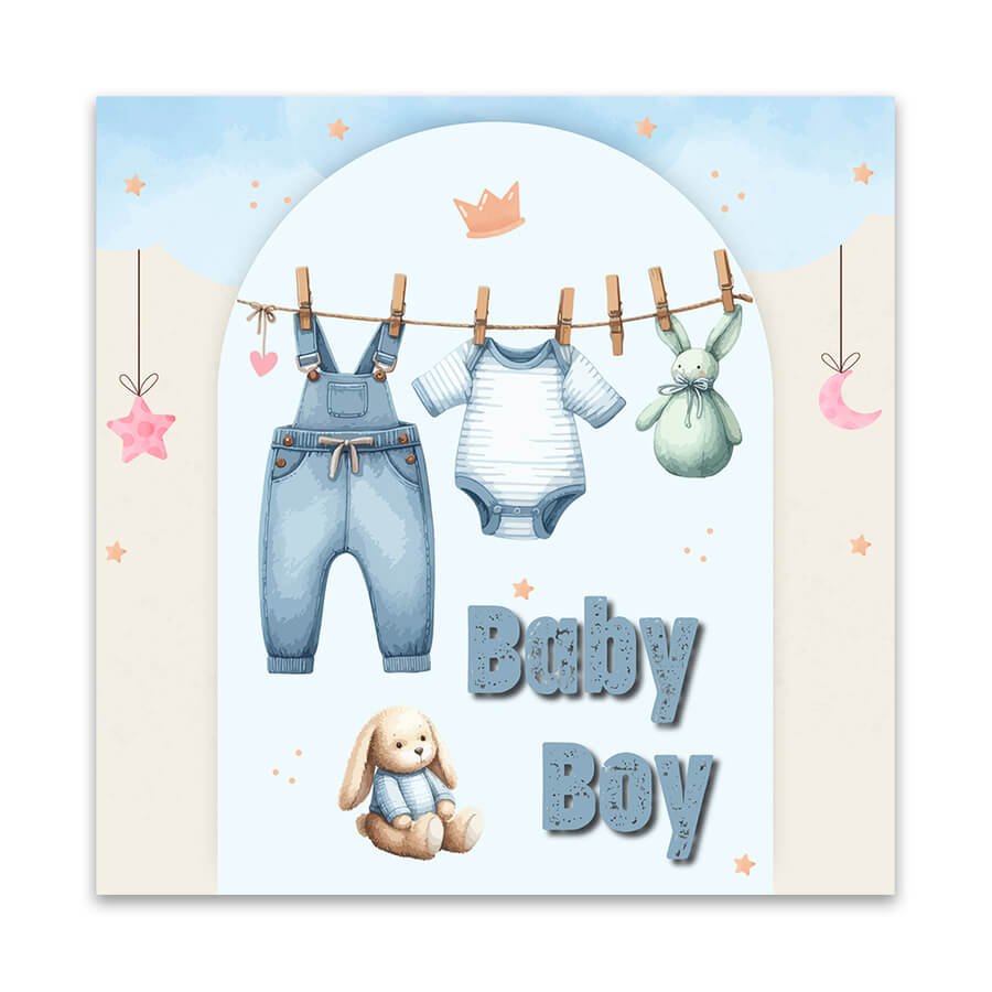 New Baby Boy Greeting Card