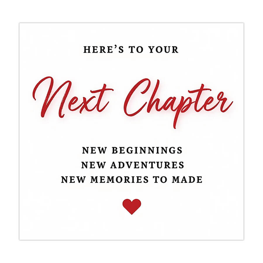 greeting card for new journey