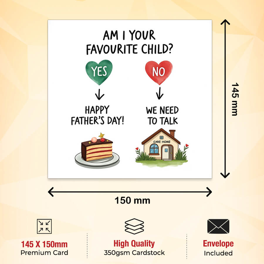 Funny Father’s Day Card for Dad and Grandad