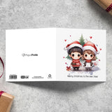 Christmas Card - For -  To The One I Love