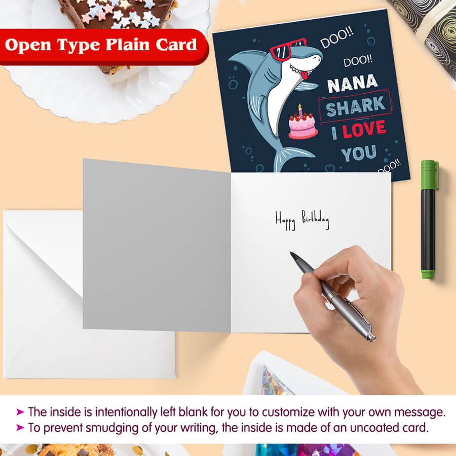 Shark-Themed Greeting Cards