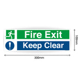 fire door sign stickers