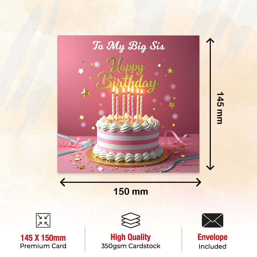 Special message for older sister birthday