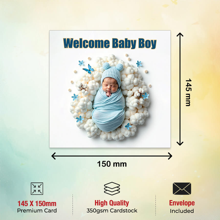 baby boy card