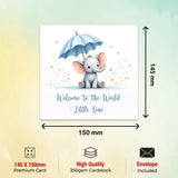 little one baby boy card