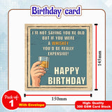 Aged Whiskey Birthday Card