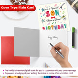 Colorful Text Birthday Greeting Card