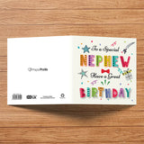Colorful Text Birthday Greeting Card