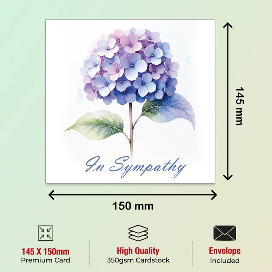 condolence greeting card