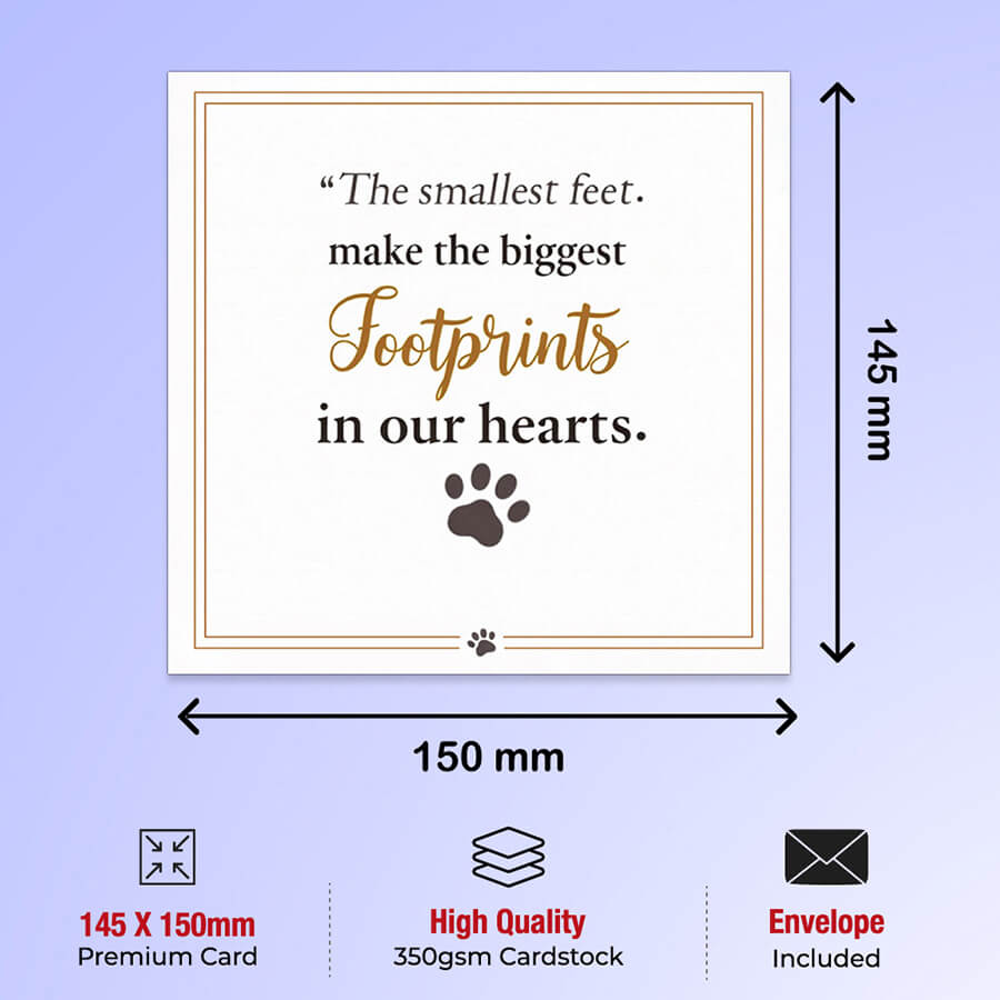 Pet Sympathy Card - Loss of Dog Bereavement Card