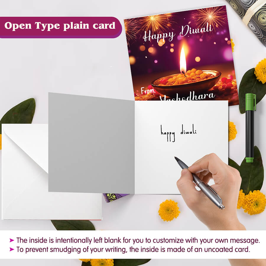 Personalised Diwali Festival of Lights Card