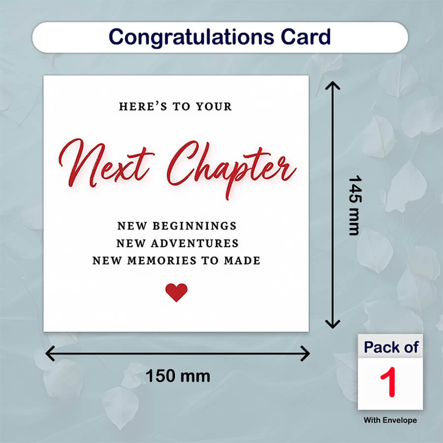 Motivational good luck card for students and friends