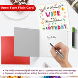 Colorful Text Birthday Greeting Card