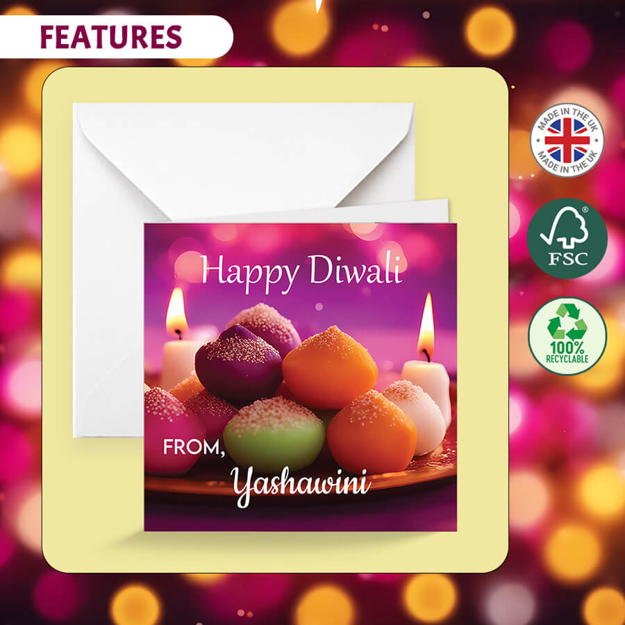 Personalised Diwali Festival of Lights Card