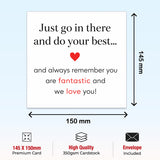 good luck in your exams card
