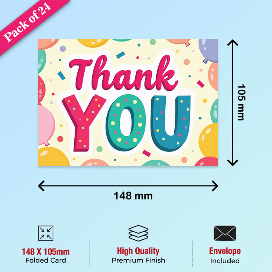 kids thank you cards
