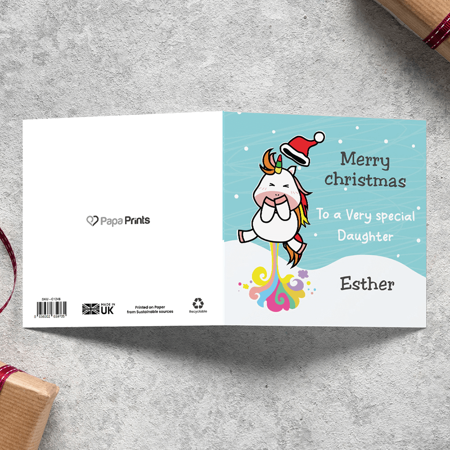 xmas cards daughter