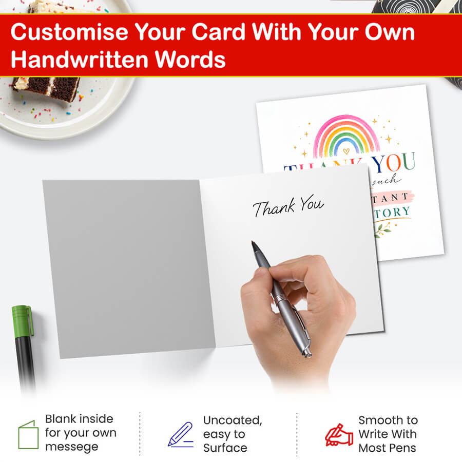 thank you and good luck card
