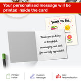 thank you nursery teacher card
